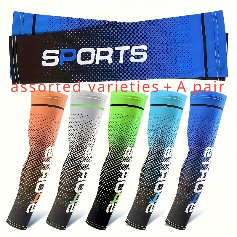 

1pair Outdoor Sunscreen Sleeves For Men And Women, Breathable Sleeves For Golf, Cycling, Running, Driving, Uv Protection