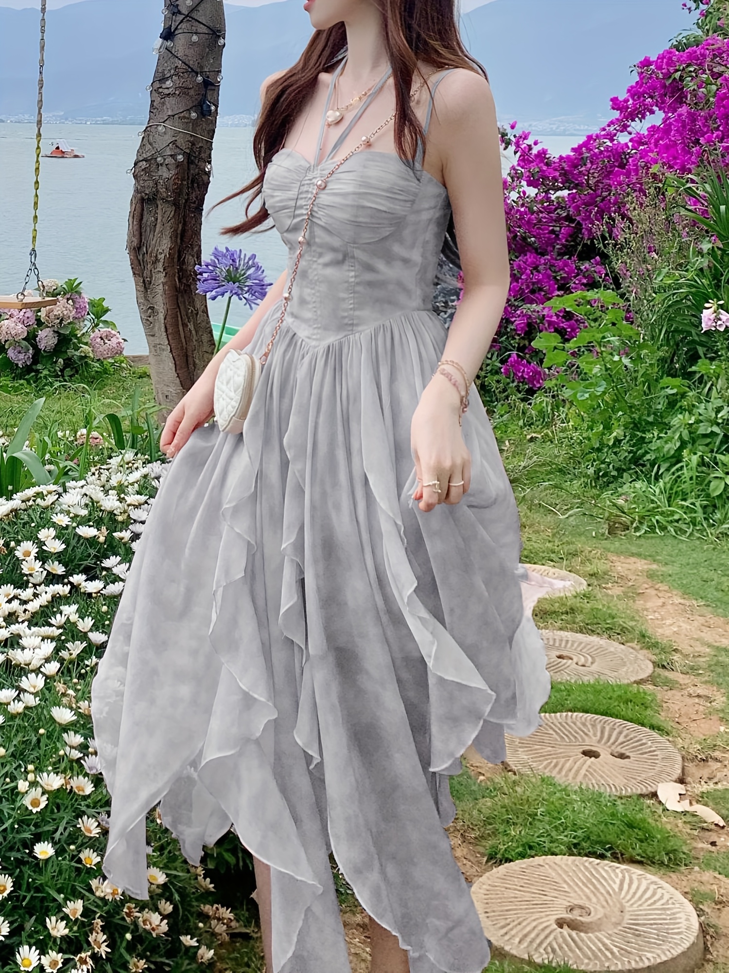 chinese dress ladies Amazon.com: Hawapod 3D Geometric Print High Waist Smock Dress Midi Dress  Short Sleeve Unique Casual Flared A Line Dresses for Spring Elegant Dresses  : Clothing, Shoes & Jewelry main image 1