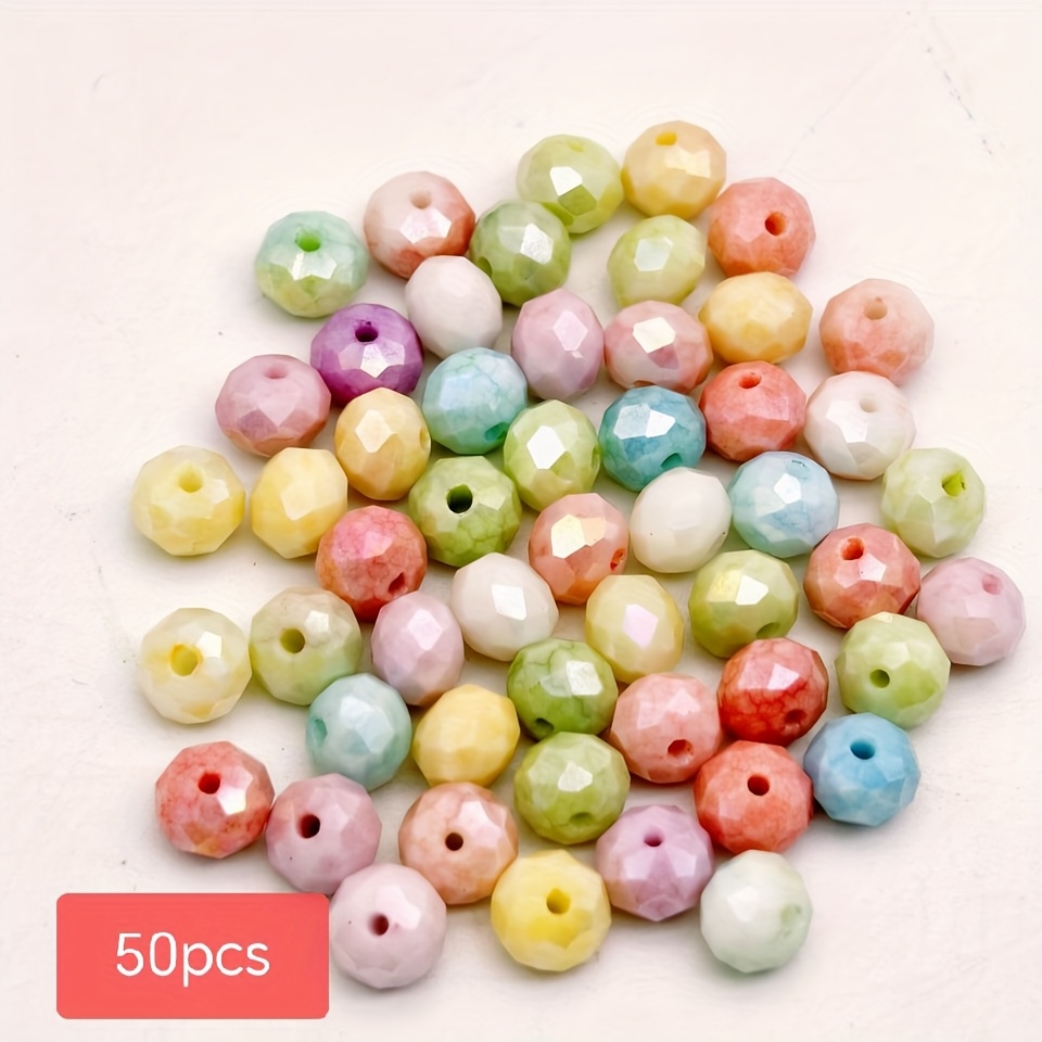 E-shop 8mm Perlen für DIY Schmuckherstellung – Ideal für handgemachte Halsketten, Armbänder & Ohrringe – Langlebiges Perlenmaterial für Handarbeiten,