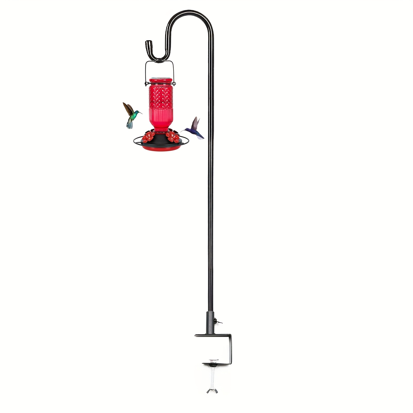 Deck Bird Feeder Hanger For Railing, Fence Hooks For Hanging, For Hanging Bird Feeders, Wind Chimes (excluding Bird Feeder)