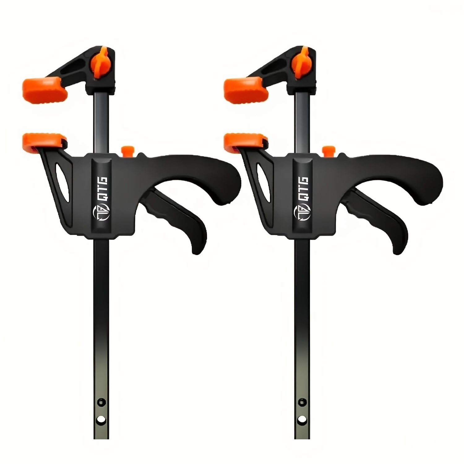 TEMU 2pcs Qtg 4-inch Mini Woodworking Work Clamps, Quick Release Clamps, Woodworking Rod Clamps, Vise Clamps, Suitable For Crafts And Wooden Bonding