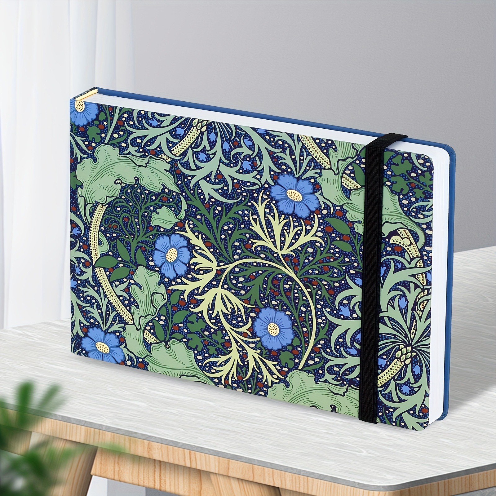 Image of A5,art Portable Watercolor Sketchbook,100pages,hardcover Notebook,travel Hand-painted Journal,student Drawing Art Supplies,thickened Blank Paper,paper For, Beginners,artists And Gift