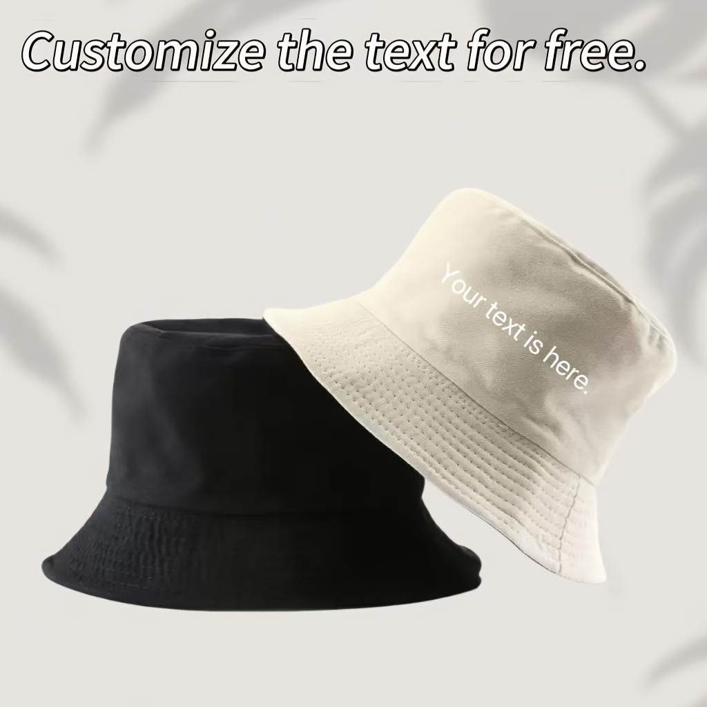 Custom Logo Double-Sided Fisherman Hat, Lightweight Polyester