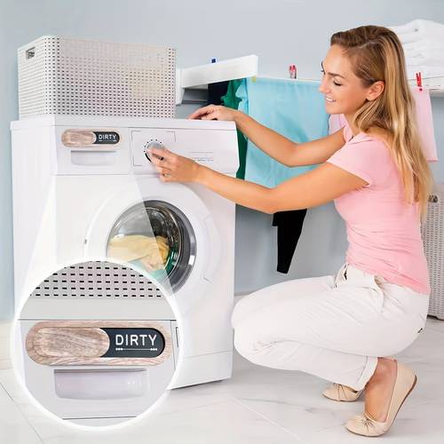 item picture dishwasher stickers 1pc of dishwasher magnet indicator clean dirty sign made of acrylic with silk screen printing uv abs spray painting a fashionable and universal magnet indicator for home decoration