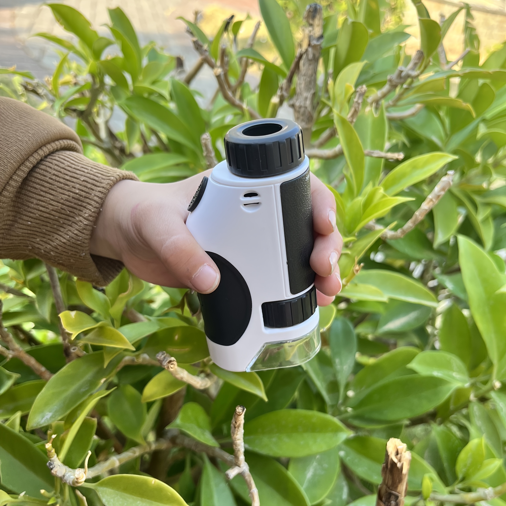 item picture portable handheld microscope toy with led light 50x   outdoor indoor nature exploration science educational toy holiday gift