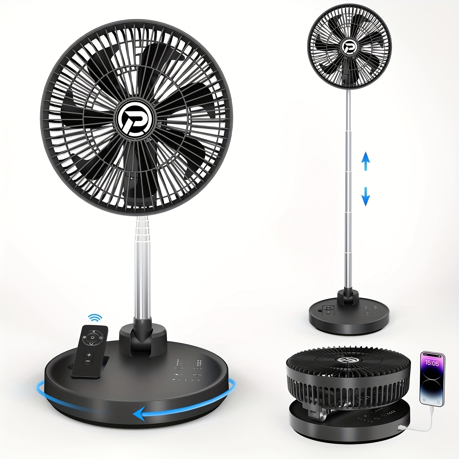 Ventilador portátil PANERGY 10 pulgadas para apagones en Cuba