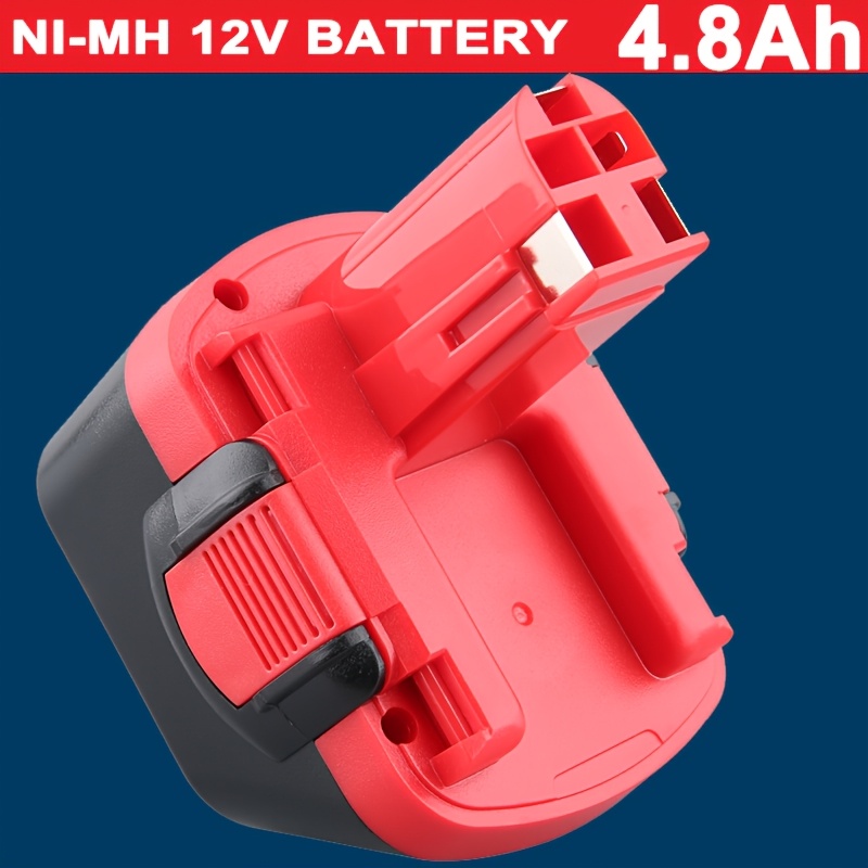 Image of 12v 4800mah Replacement Battery For 2607335261 2607335274 2607335375 2607335415 2607335454 2607335541 2607335675 Bat043 Bat045 Bssc10 Bat046 Bat049 Bat120 Bat139 Psr -2 Gsb 12 Ve-2 Gsr 12 Ve-2