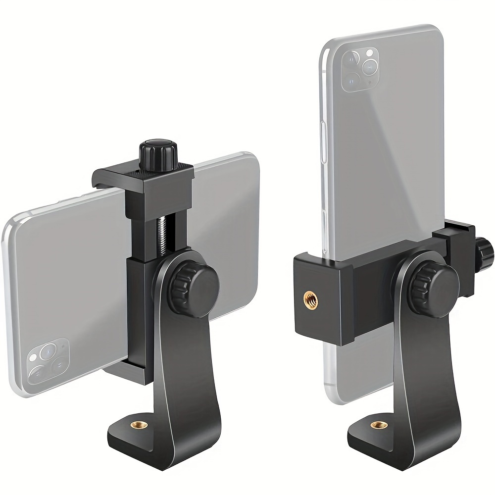 

Mobile Phone Holder Compatible With All 1/4 Screw Mobile Phone Holder Tripod Desktop Tripod Adapter Iphone