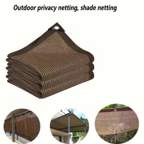 1pc of anti uv brown sunshade fabric suitable for outdoor gardens small greenhouses and pergola covers