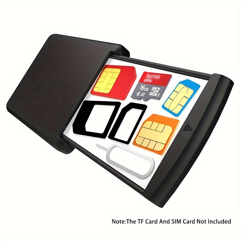 sim card sleeve Amazon.com: All in One Credit Card Size Slim SIM Adapter Kit With TF Reader  & Tray Eject Pin, SIM Holder, Micro SD Holder Feature : Cell Phones &  Accessories