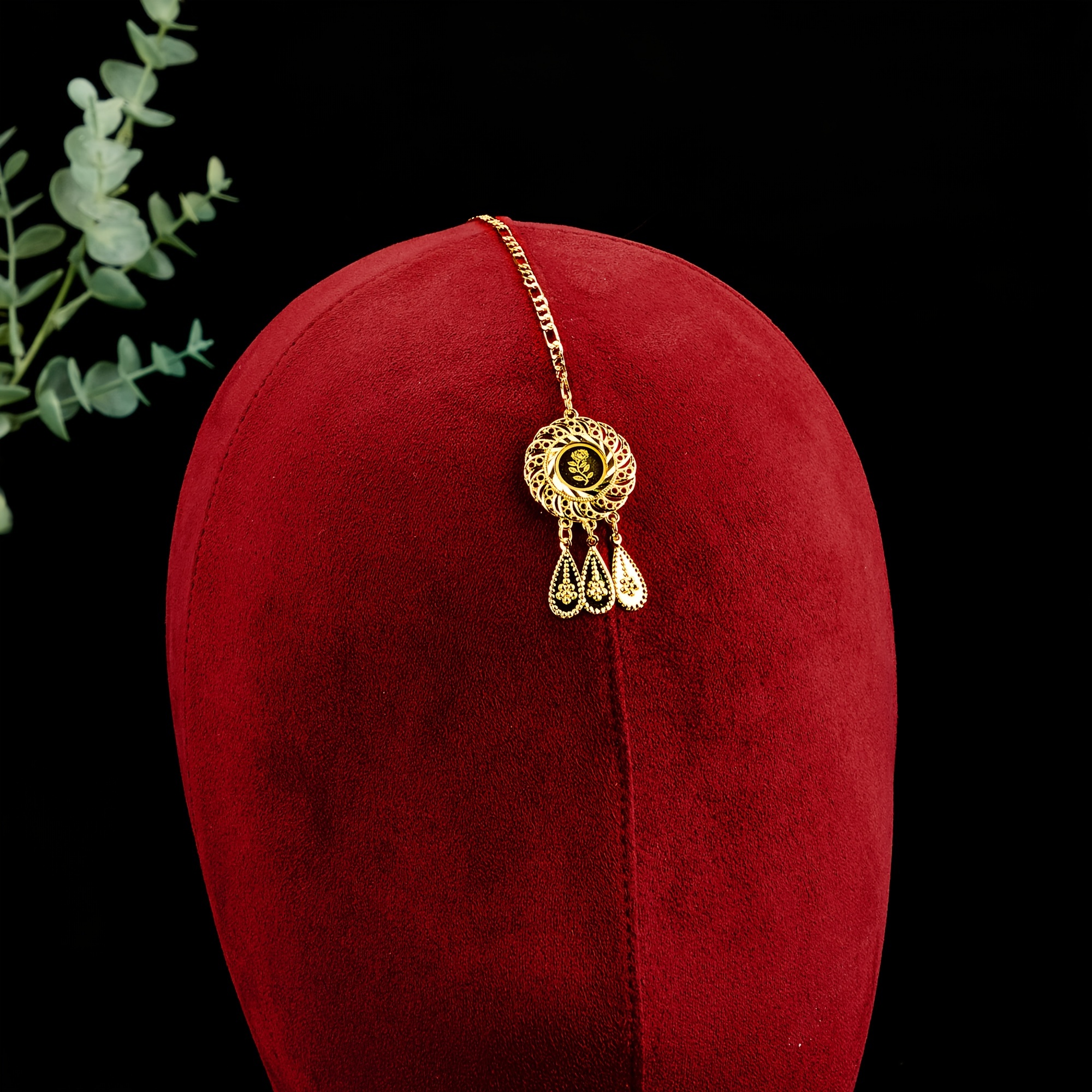 Arabic Style Copper Golden Plated Bridal Jewelry