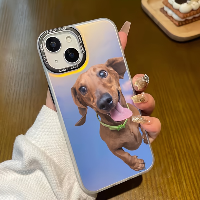 

A Lovely Puppy Pattern Mobile Phone Case Full-body Protection Shockproof Protective Case Transparent White Black For Men Women For Iphone 14/ 13/12/11/ Xs/ Xr/x/ 7/8/ 6s