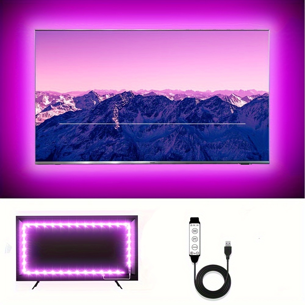 Govee Led TV Retroilluminazione, RGBIC LED per TV da 55-75 Pollici, LED T