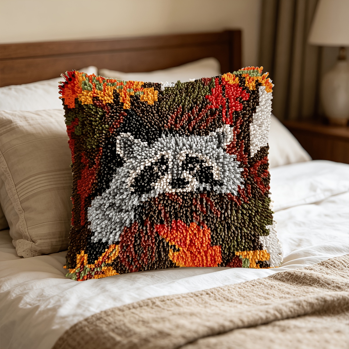 Hook Kit Forest Healing Style Raccoon Pattern