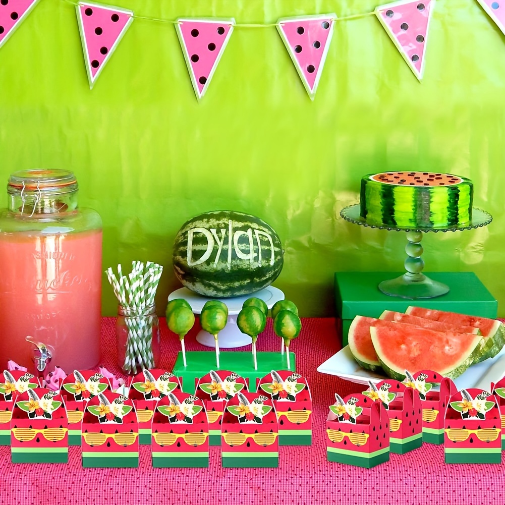 10pcs/bag, Glasses Watermelon Creative Candy Box Suitable For Birthday  Parties, Hawaii Themes, Summer Carnival Themes, Tropical Themes, Barbecue  Parti