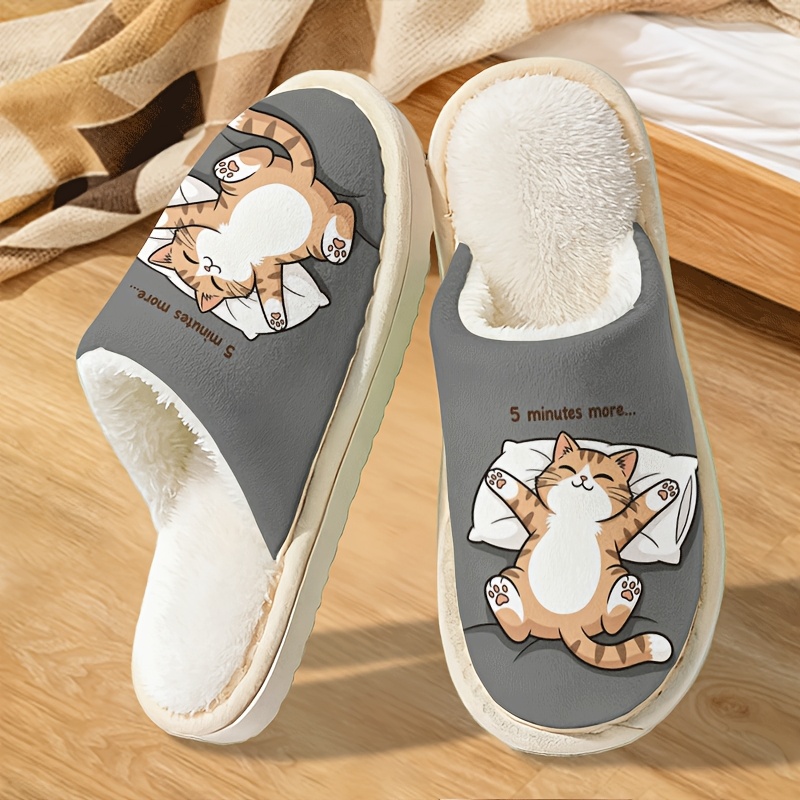 TEMU Men's Women's Home Slippers, Skin-friendly Breathable Comfortable Warm, Gift Elegant French Indoor Outdoor Thick Sole Couple Style Slippers,