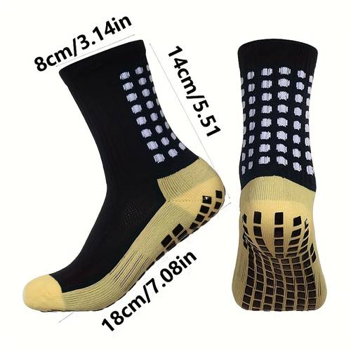 3pcs set universal sports socks, leg covers, non-slip, football socks, 1pc bandage, para sa football hiking tennis gym training
