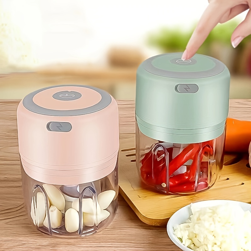 compact 8 45oz usb powered electric food chopper garlic crusher   meat mill   features ideal for   preparation   preparation tools carryable suitable for camping picnic garlic chopper