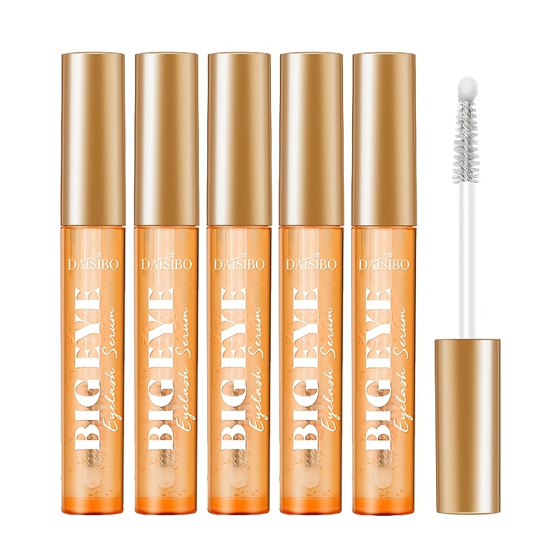 Image of 5pcs Eyelash Nourishing Serum, Eyelash And Eyebrow Enhancing , , Deep Moisturizing, Eye Makeup Gel