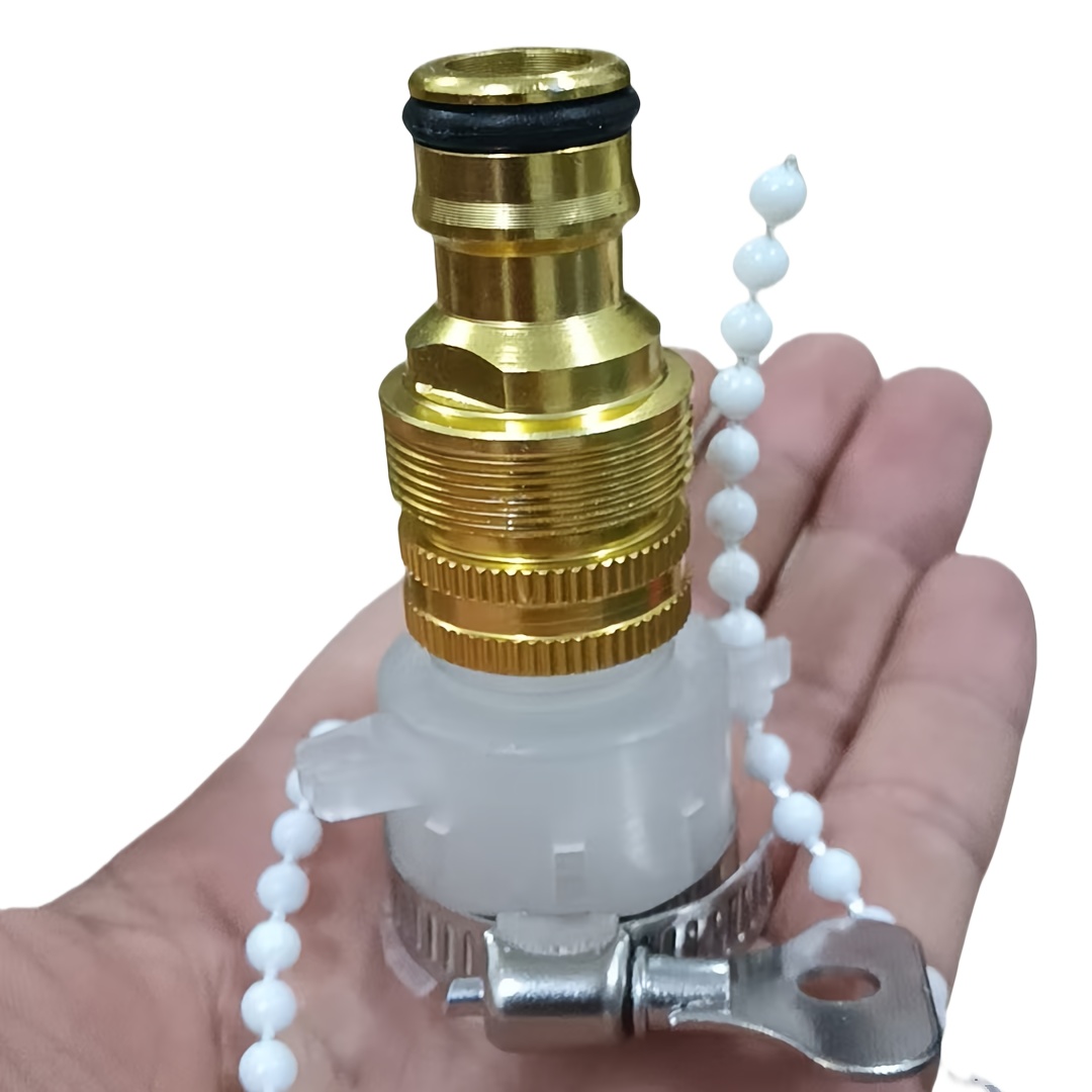 1pc Quick Connect And Hose Adapter - Durable Metal Garden Connector With Design, Suitable For Kitchen And Bathroom Faucets, Easy-to-use Connection Solution