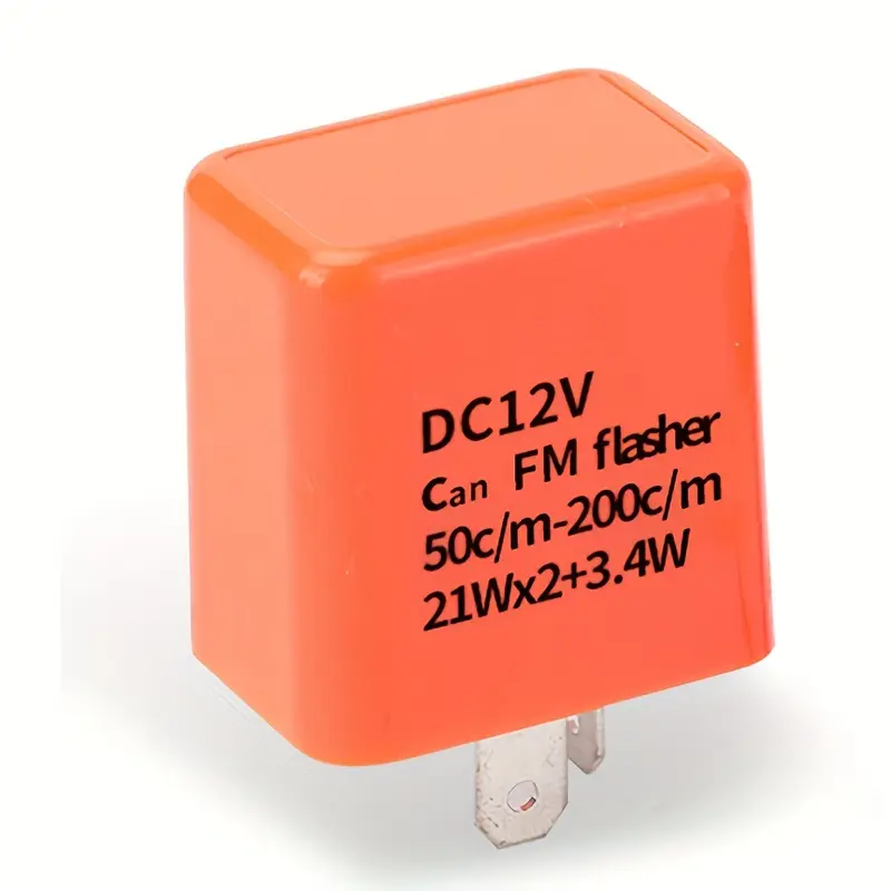 2 Pin Motorcycle LED Flasher Relay For Turn Signals | Blinker Indicator Relay