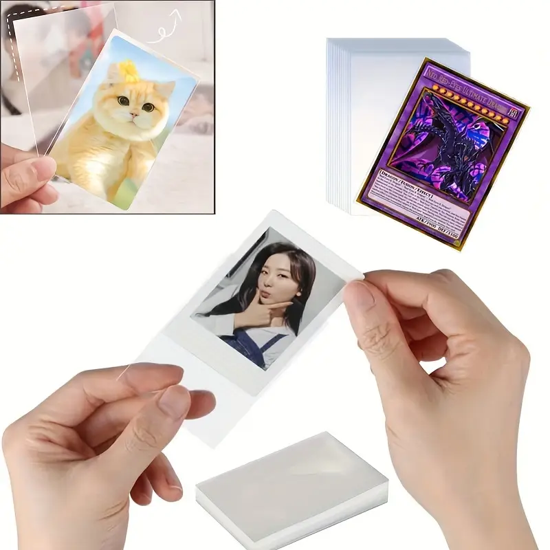 50 transparent photo card sleeves 3 inch small card - Temu Colombia 50 transparent photo card sleeves 3 inch small card - Temu Colombia