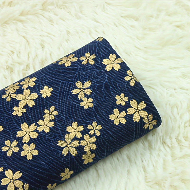 1pc Wide Width 59in/150cm Cherry Full Cotton Hot Stamping Fabric, Used For Diy Pillowcase Bedding Curtain Tablecloth Bag Table Mat Hat