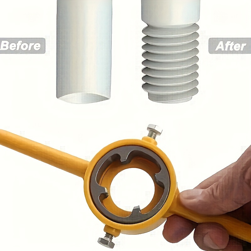 6pcs Pvc Pipe Threader Set Easytouse Round Mold Tools For Thread