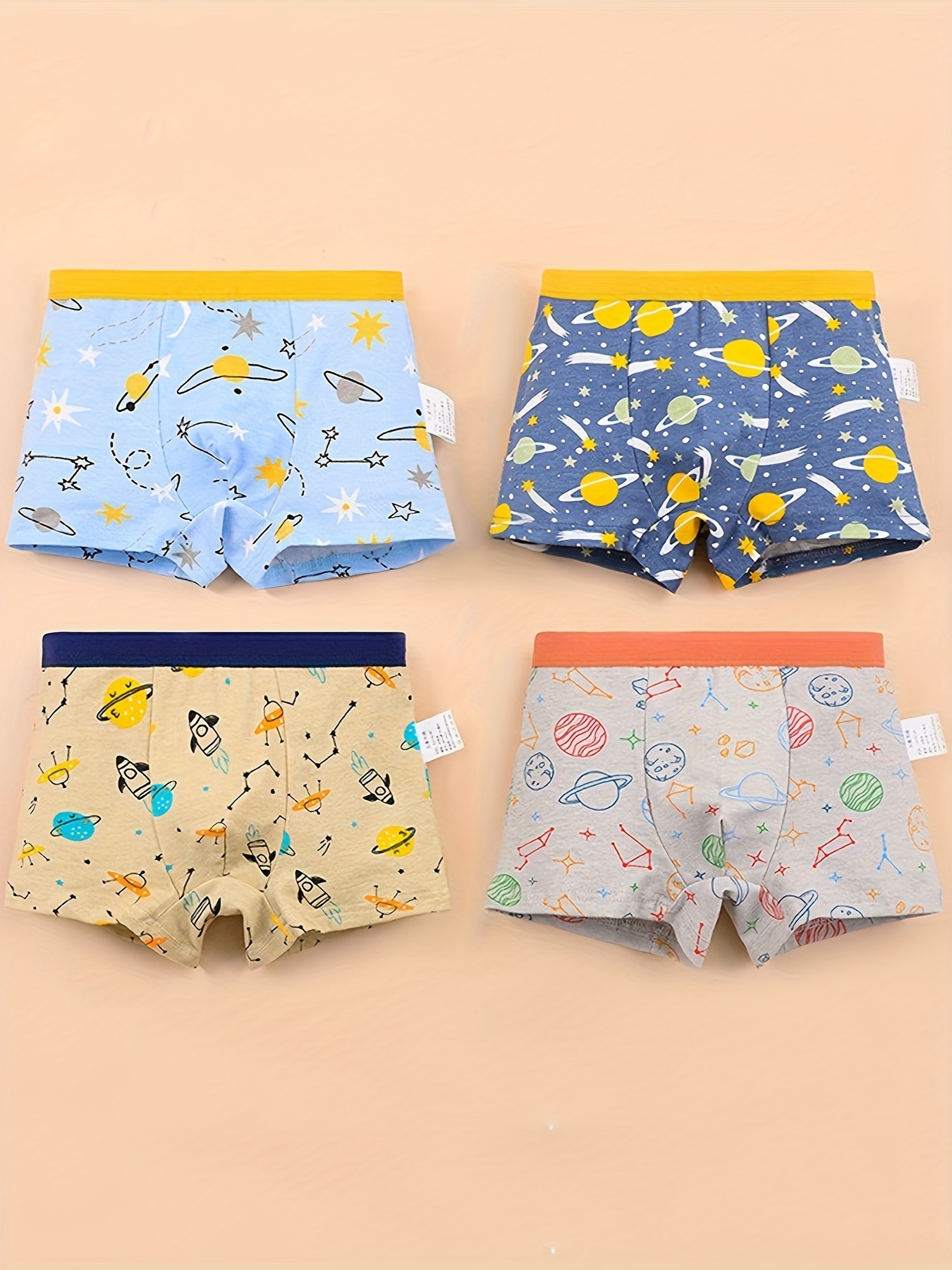 Marvel Ademende boxershorts voor kinderen, cadeau ondergoed, blauw (Spidey), 4-5 jaar