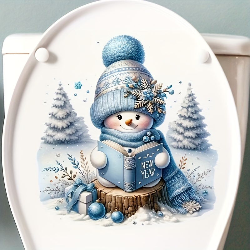 

1pc Christmas - , & Fun Bathroom Decor For Tank, &