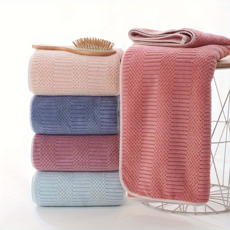  TENSTARS - Paquete de 12 toallas pequeñas de alta calidad, de  secado rápido, de microfibra suave, tela de terciopelo coral, muy  absorbentes, uso versátil, por ejemplo, para el baño, spa, lavarse