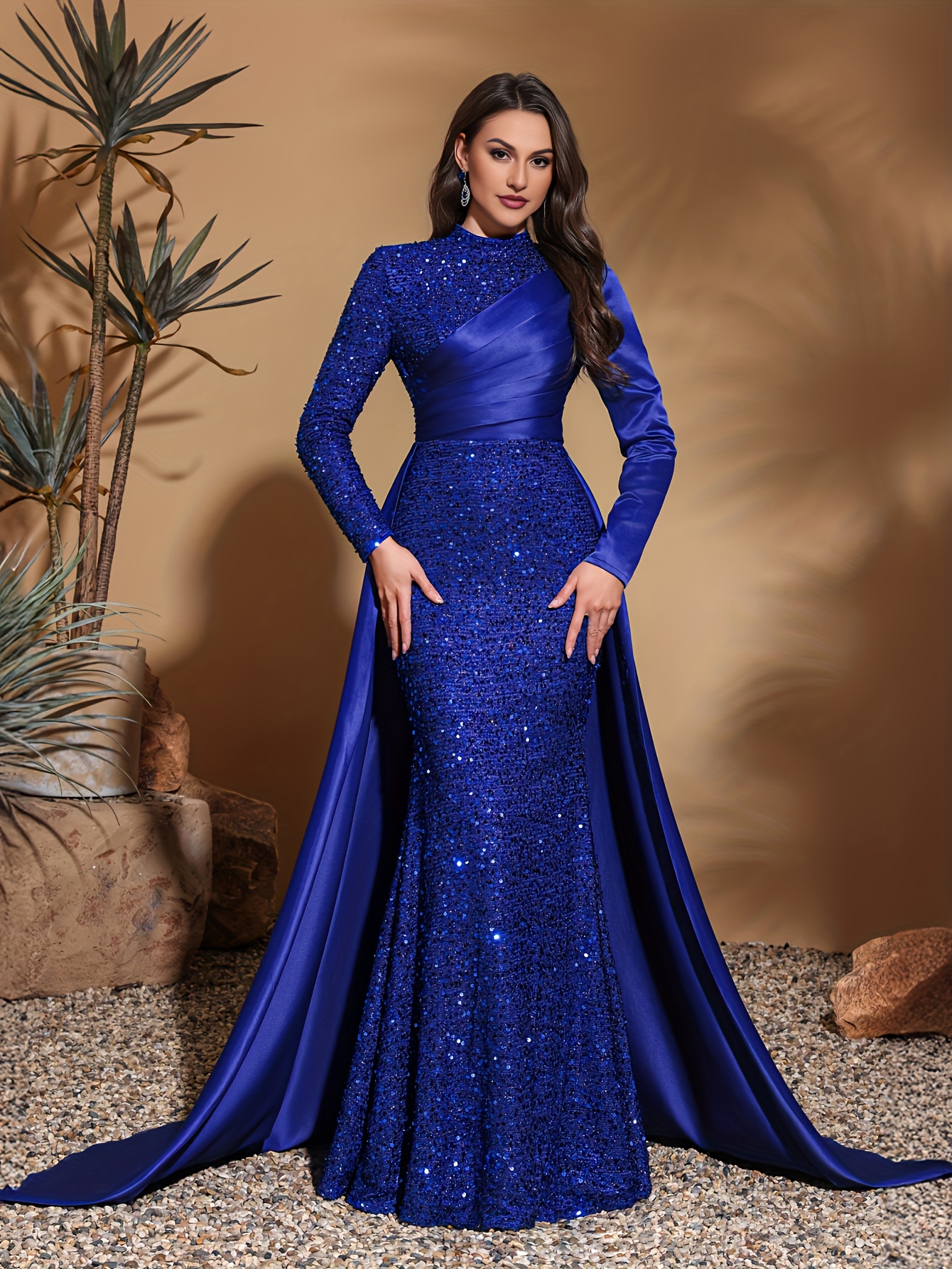 Fashion Dresses Royal Blue Church Dress Elegant Blue Dresses For Women Sold  On Temu United States
