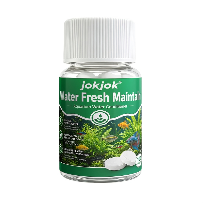 Fish Tank Water Purification Tablets, Water , Quickly Clear Turbid Water And Remove Suspended Particles, Fresh And Salt Water Universal For Aquarium, Fish Tank, And Pond
