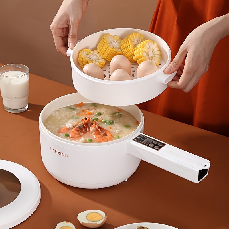 electric cooker electric hot pot non stick pan electric wok multifunctional   non stick inner cup frying and   ing in   easy to clean suitable for hot pot   soup rice steaming buns kitchen student   etc