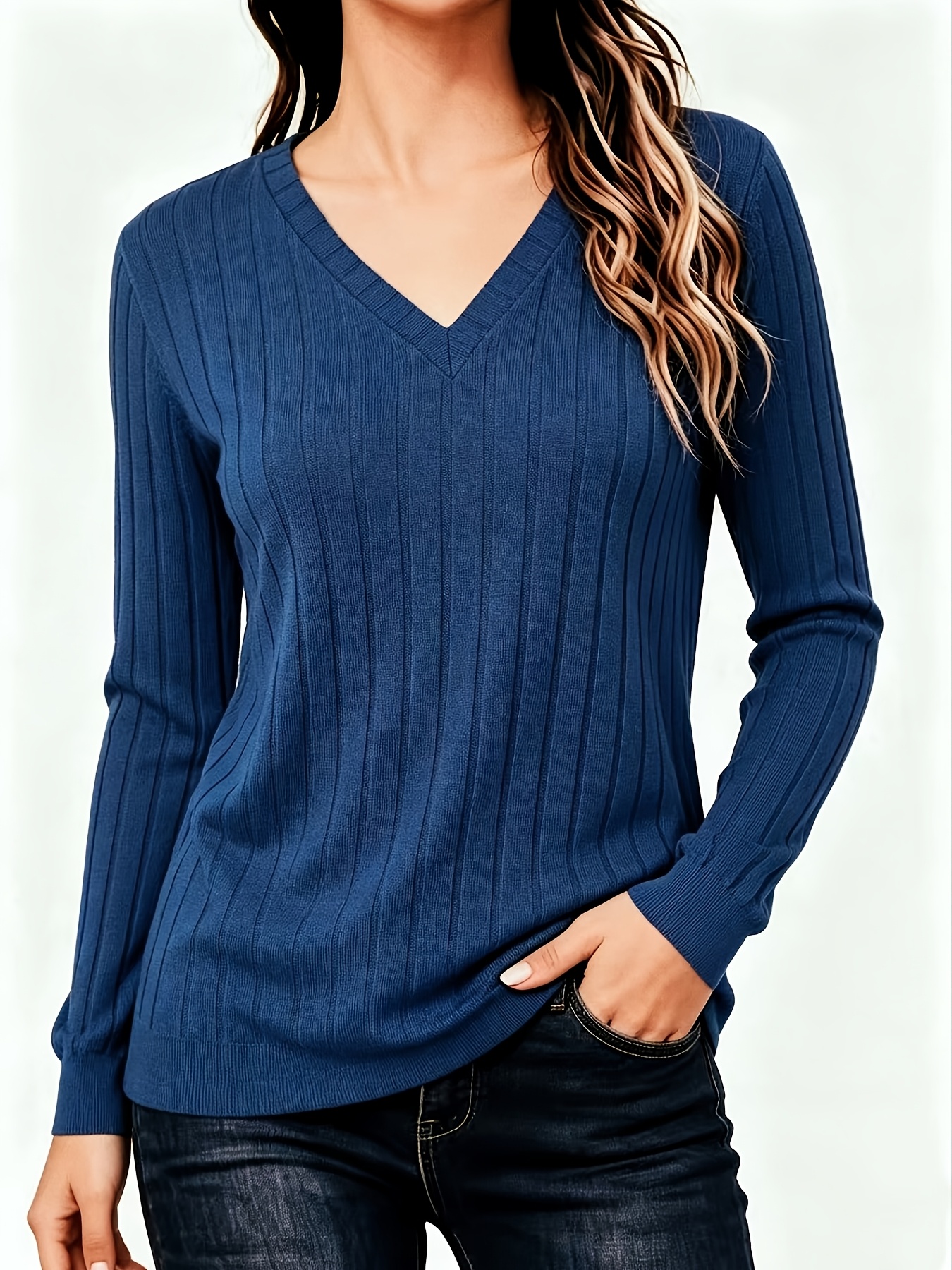 Stina Gebreid V-hals shirt