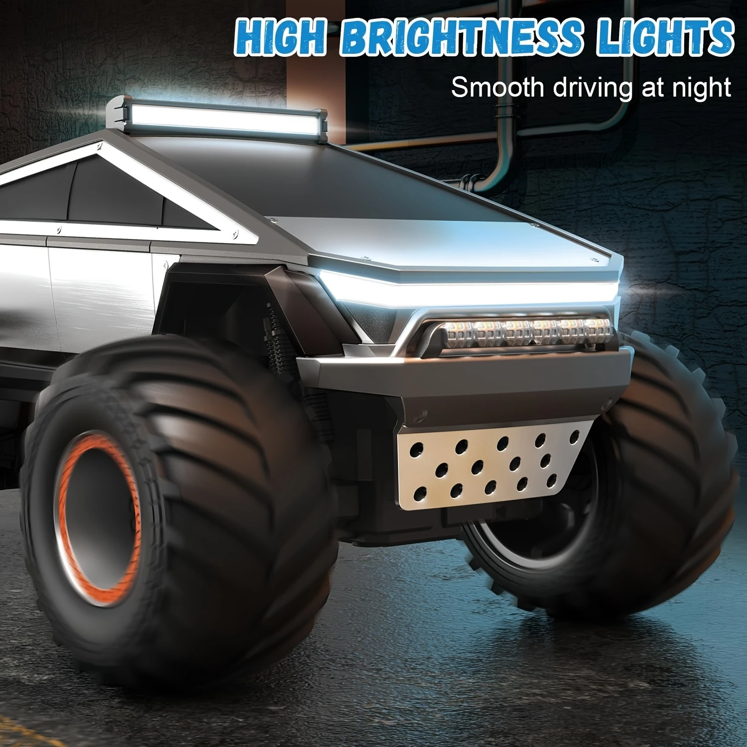 4WD All-Terrain Remote Control Truck - 2.4GHz Off-Road Toy – detail 6