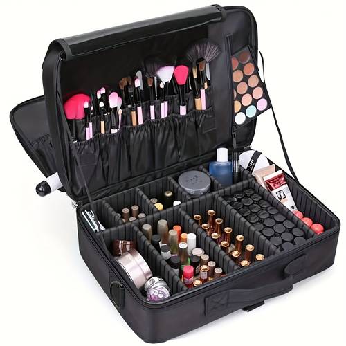 multi functional toiletry bag with removable dividers large capacity portatile travel organizer and cosmetic pouch large travel toiletry bag toiletries hanging travel bag travel bag for toiletries personalised toiletries bag foldable toiletry bag bathroom storage travel essentials stylish organizer easy to clean lightweight bag portable pouch gym students on the go