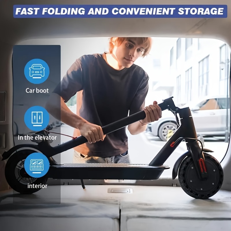 

The Has A Range Of Up To 20 Miles, 8.5-inch Tires, 350w Motor Power Range, Maximum Speed Of 20 Mph, Foldable Scooter For Adults With Dual Braking System Halloween Christmas Gifts