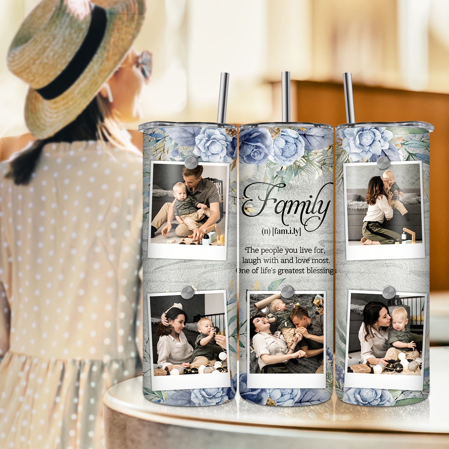 

5 Personalized Pictures, Steel Insulated Cup, , For , , Camping, , For Christmas, 's Day, , , Day Of