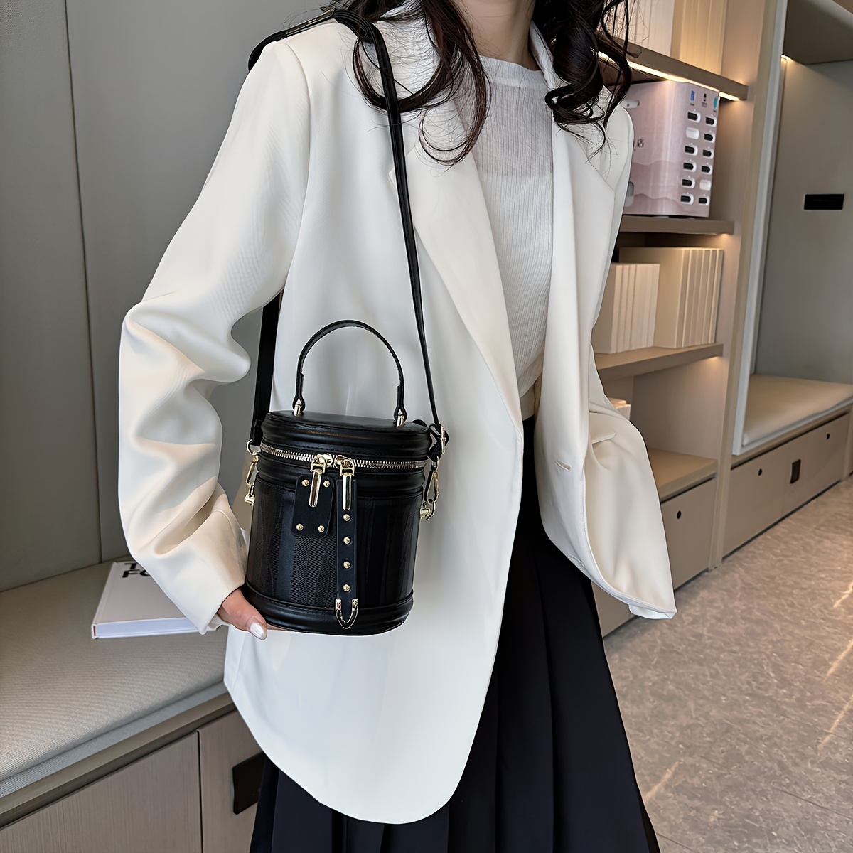 ■JILLSTUART■ Luna Bucket Bag 3 Colors JLBA4E651I2 JLBA5E65 Luna bucket bag – Saininsain