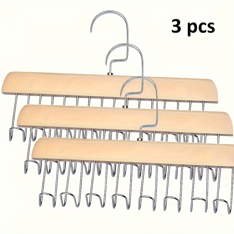 

Bra Hanger 3 Pack, With 8 Hooks, Can Hang 24 Bra Strap Hangers. Multifunctional Underwear And Vest Storage Tool. Home Dormitory Storage Tool. Solid -saving Hanger. 360° - Camisole Storage Tool.