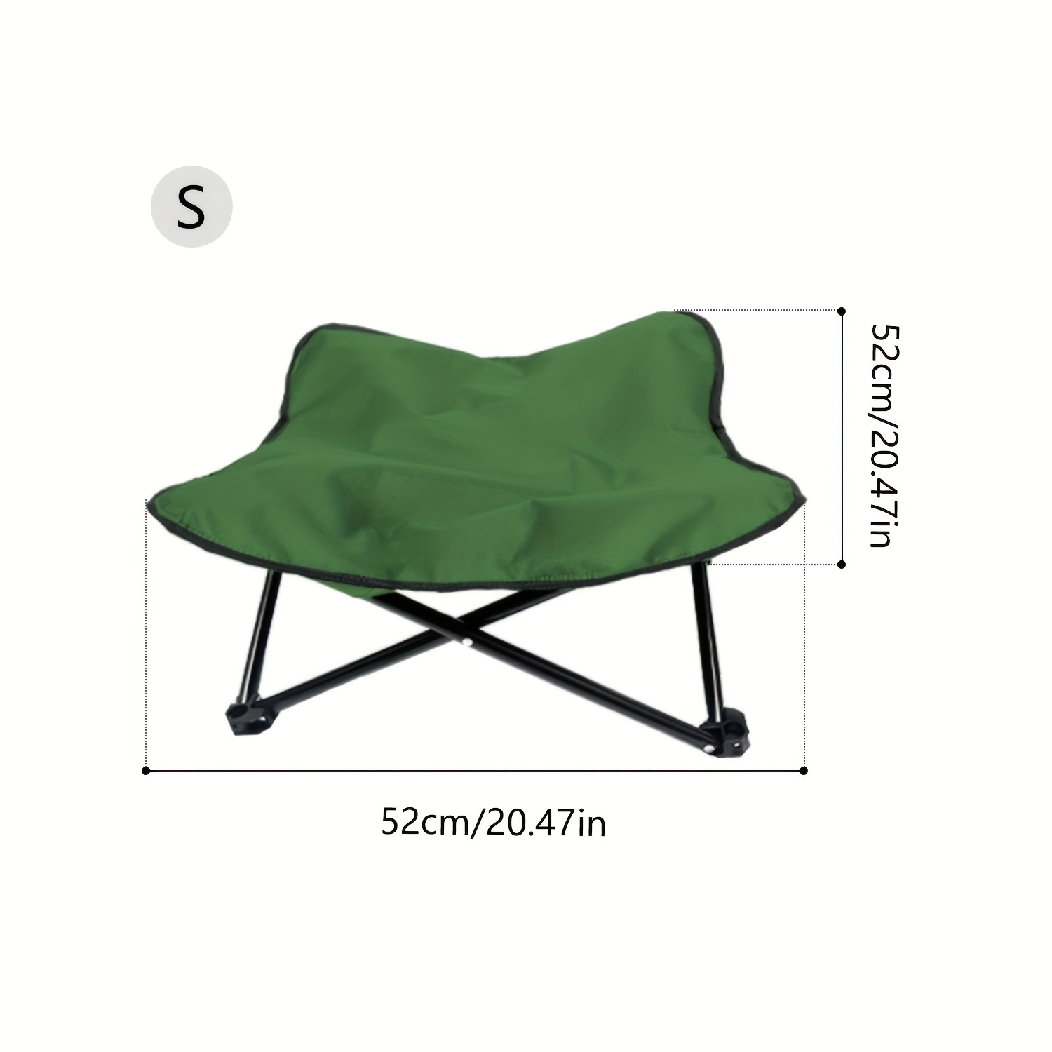 1pc elevated foldable pet bed for   cat sizes durable 600d oxford fabric anti scratch moisture proof x stability   portable breathable design ideal for small to large breeds portable pet bed stability enhancing design moistureproof bed Product details 9