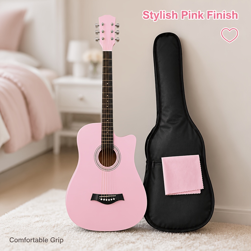 38 Inch Beginner Acoustic Guitar with Free Tutorial, Easy to Learn... product image 6