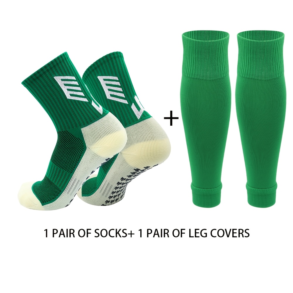 TEMU 1 Paire de Chaussettes de Sport Combos Homme et Femme, Chaussettes de Football de 'Extérieur Respirantes et Résistantes à l', Chaussettes de
