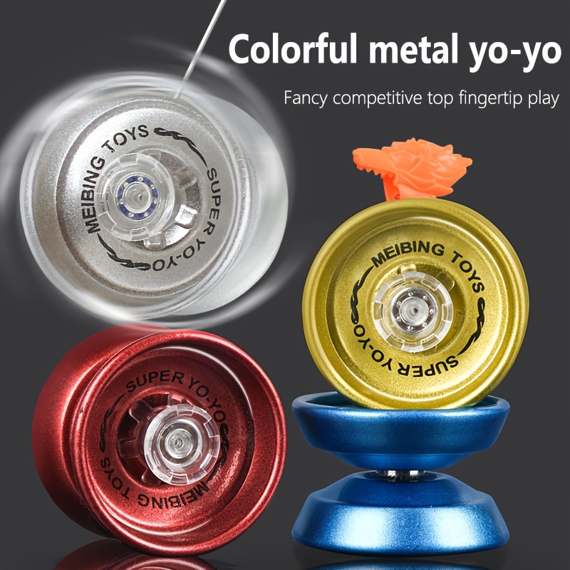 

1pc Yo-yo For Professional Advanced Players, For Beginners, Metal Yo-yo With Bearing Accessories Designed For Adults