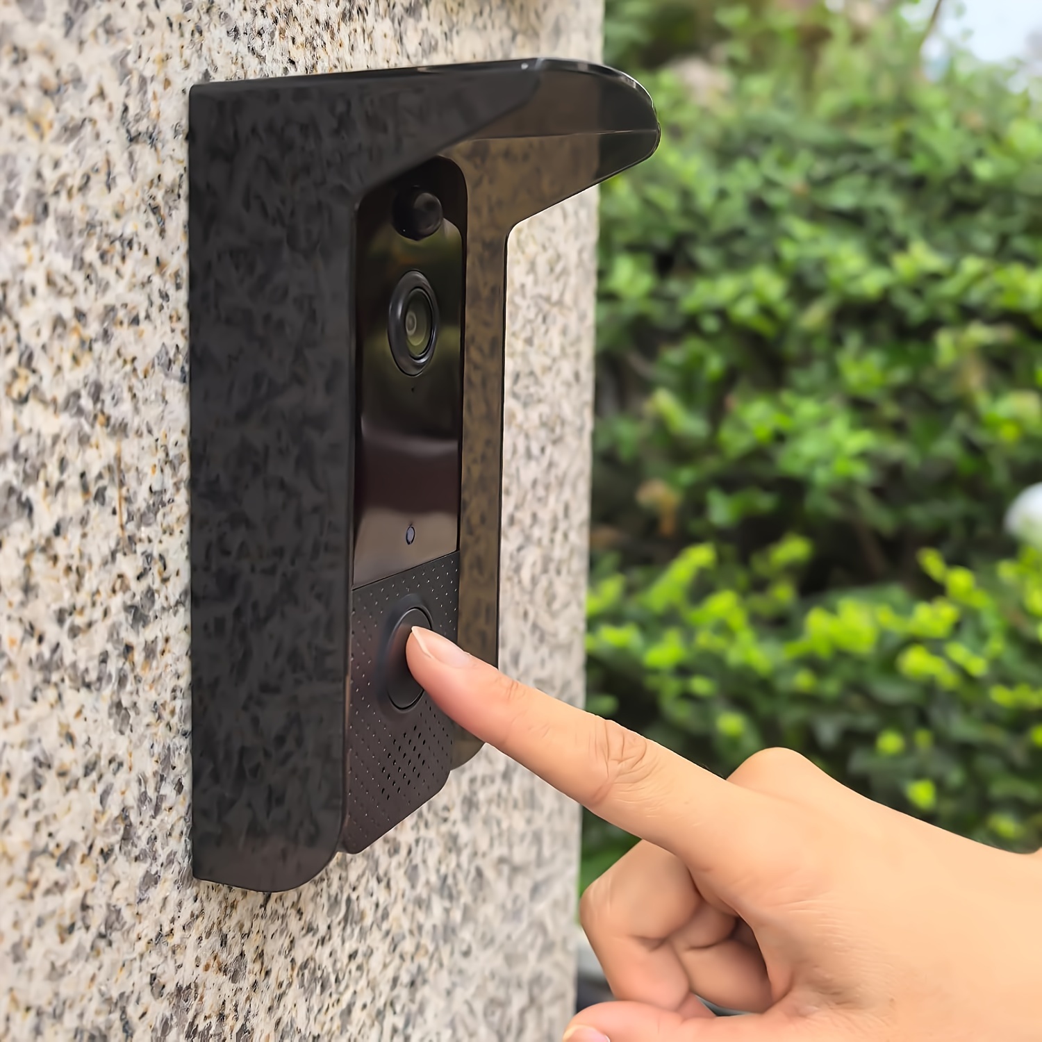 Weatherproof Acrylic Video Doorbell Cover With Sun Shade For Outdoor Use - Compatible With Blink, Ring , , Wyze, Nest, Models