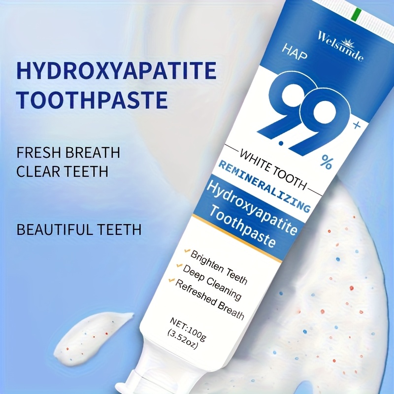 Hydroxyapatite Toothpaste, 10% Hydroxyapatite Formula