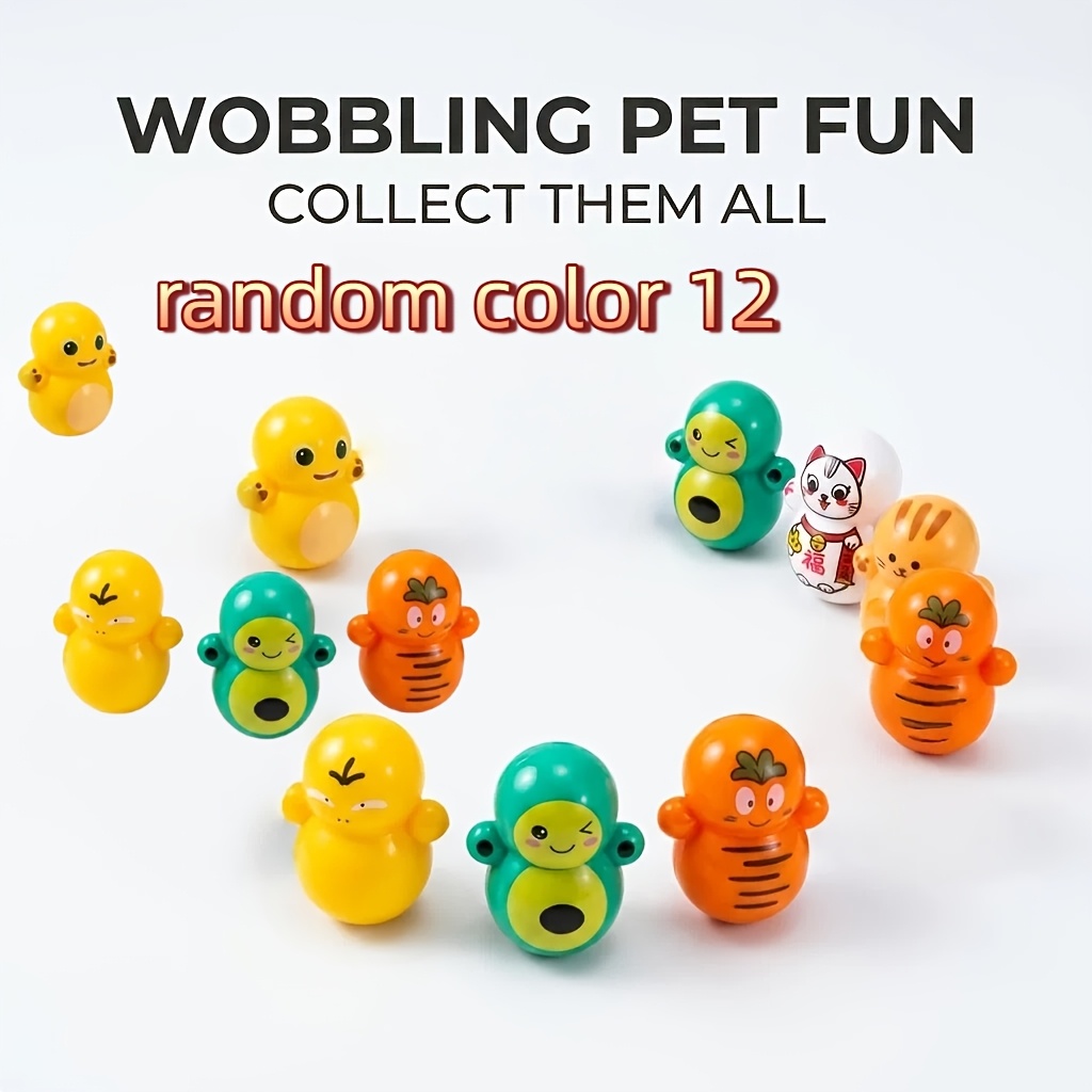12pcs Of Indoor Cat Rolling Toys. Self-rolling Cat Toy, No Batteries Required. Random. Lightweight Plastic Cat Puzzle Toy