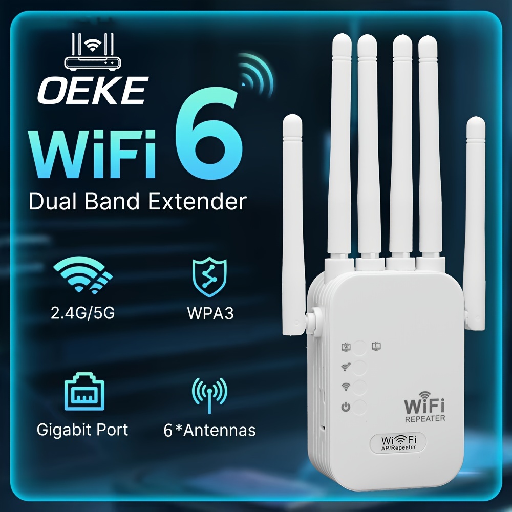 

Oeke - - , - 2, 4 And 5ghz - Up To 9000 , Signal Penetration, Supports Connecting 35 Devices, , 4 , Includes Ethernet