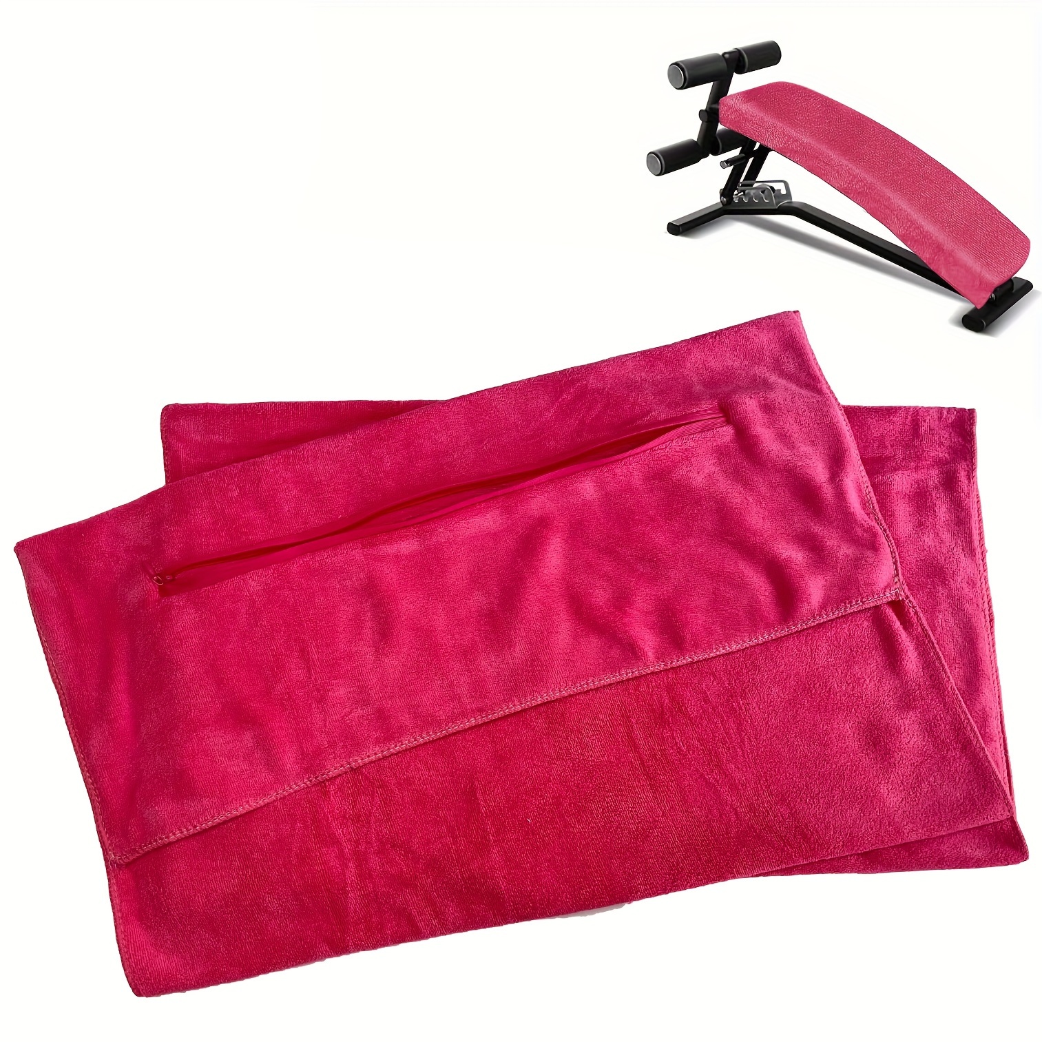 Fitness Towel I 120x50cm I Microfiber Exercise Towel With Zipper Bag, Suitable For Gym And Training I Fitness Towel (dark Grey)